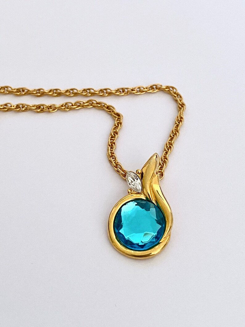 Jay Lane Gold Tone 30 Rope Chain With Faceted Etsy