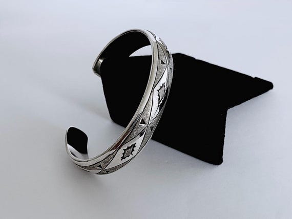 Navajo Triangle Bangle Sterling T 美品 Navajo Triangle Bangle