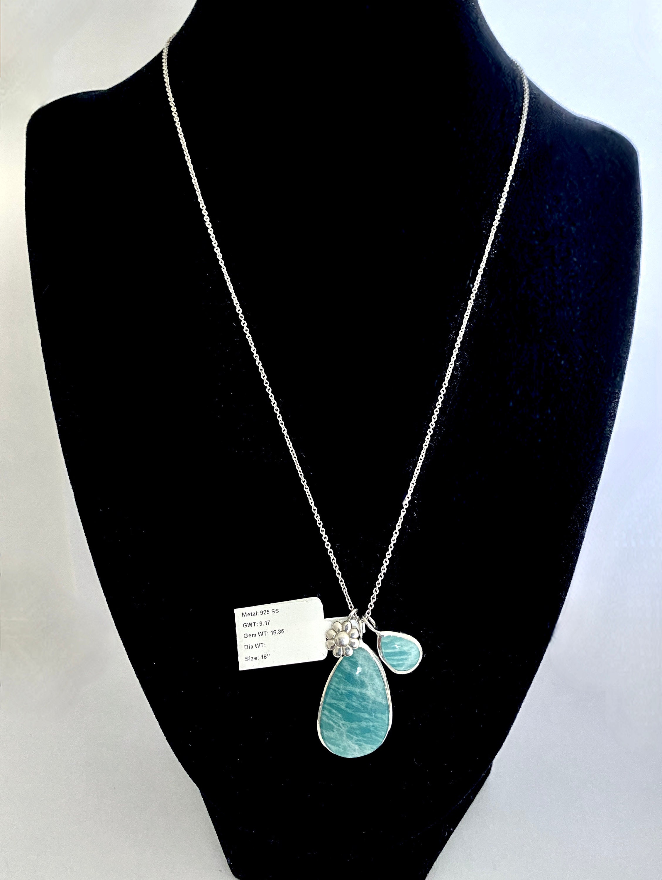 Talisman Amazonite Pendant Necklace