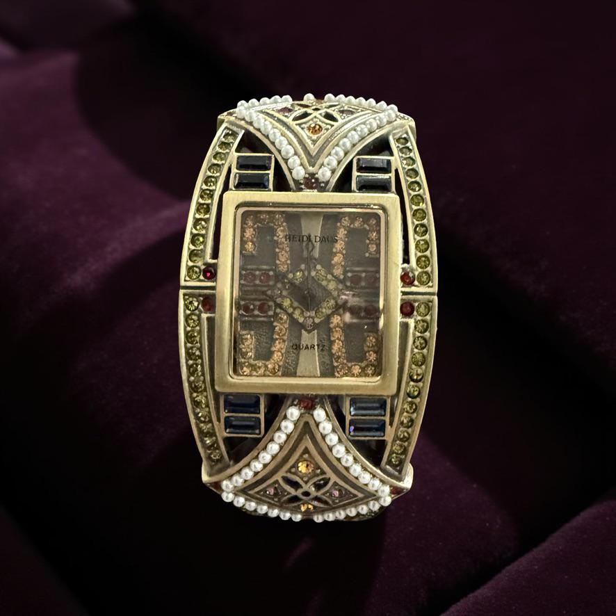 Vintage Heidi Daus Bracelet Watch in Original Box, Sparkling  display picture 3