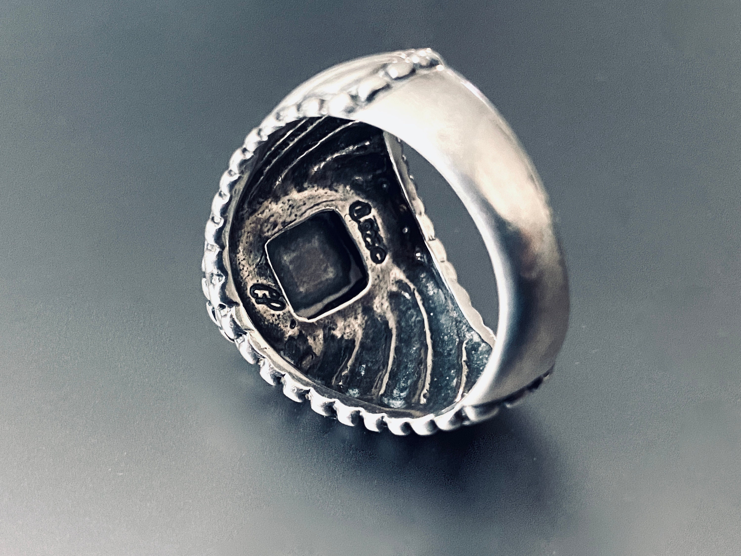 Relios Silver Rings Carolyn Pollack, Relios Sterling Silver Oval Green Inlay Turquoise ...