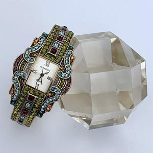 Vintage Heidi Daus Bracelet Watch in Original Box, Sparkling  display picture 1