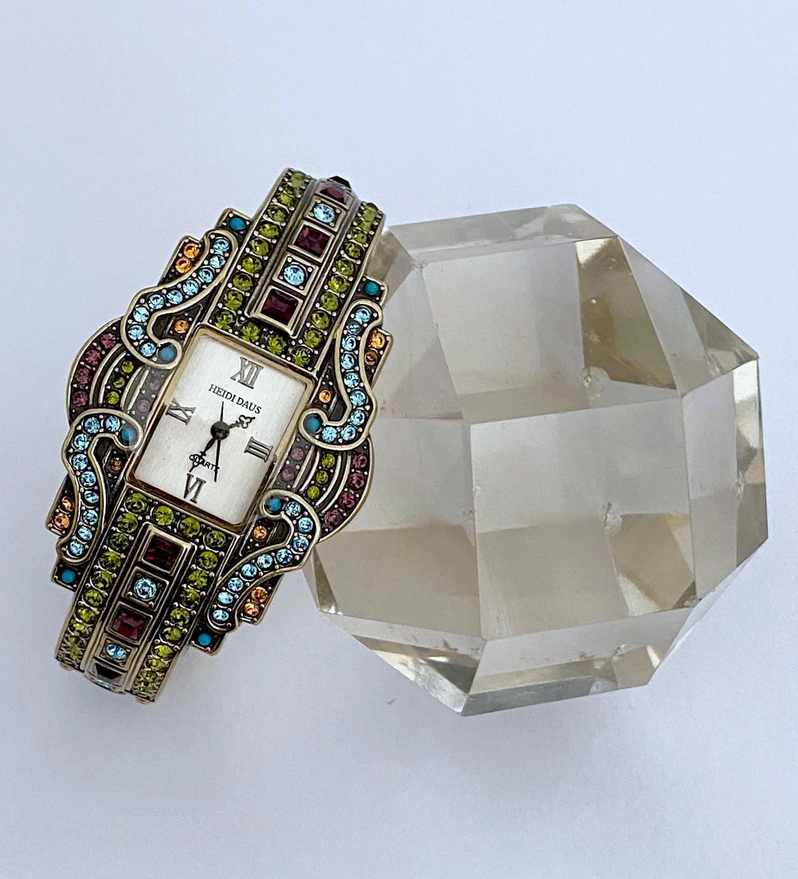 Vintage Heidi Daus Bracelet Watch in Original Box, Sparkling  display picture 1