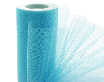 6 pouces Premium Shimmer Tulle Turquoise Bleu Choisir la longueur