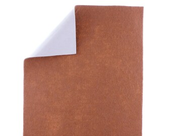 Spice 40% Merino Wool Blend Adhesive Felt Crafting Sheets sz A4