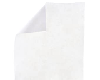 White 40% Merino Wool Blend Adhesive Felt Crafting Sheets sz A4