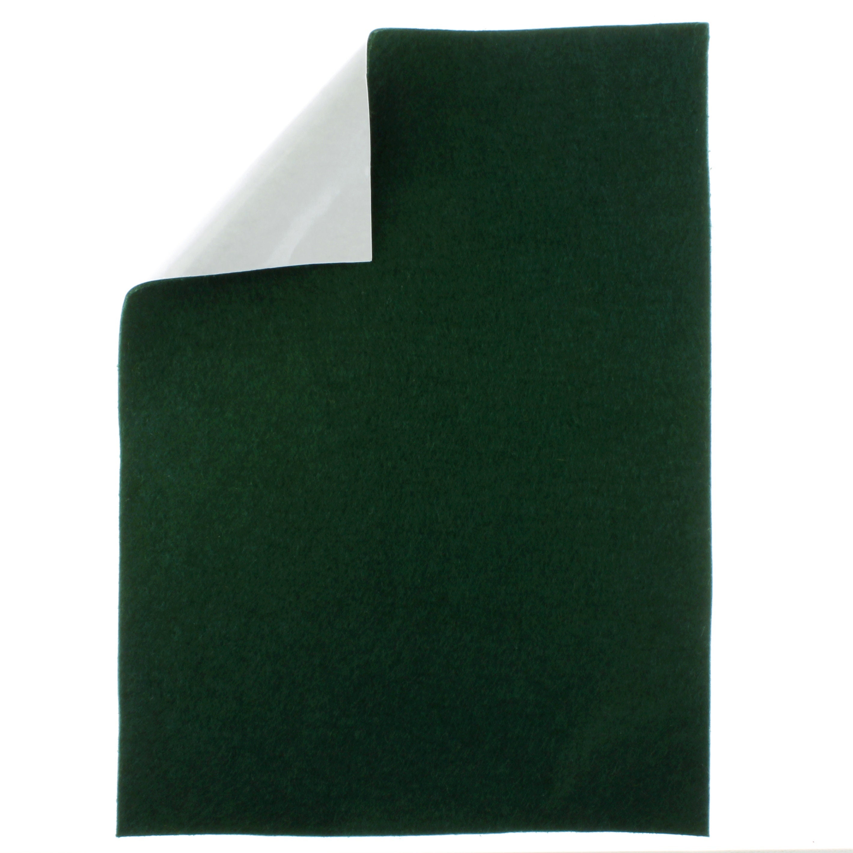 Hunter Green 40% Merino Wool Blend Adhesive Felt Crafting - Etsy India