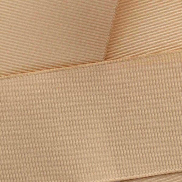 Tan Grosgrain Ribbon Solid- Choose Width / Length