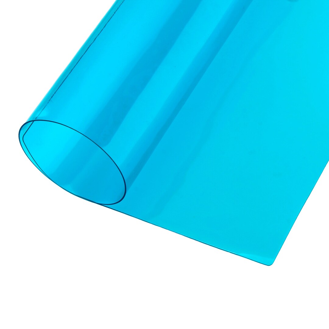 Transparent Jelly Sheets Turquoise Etsy