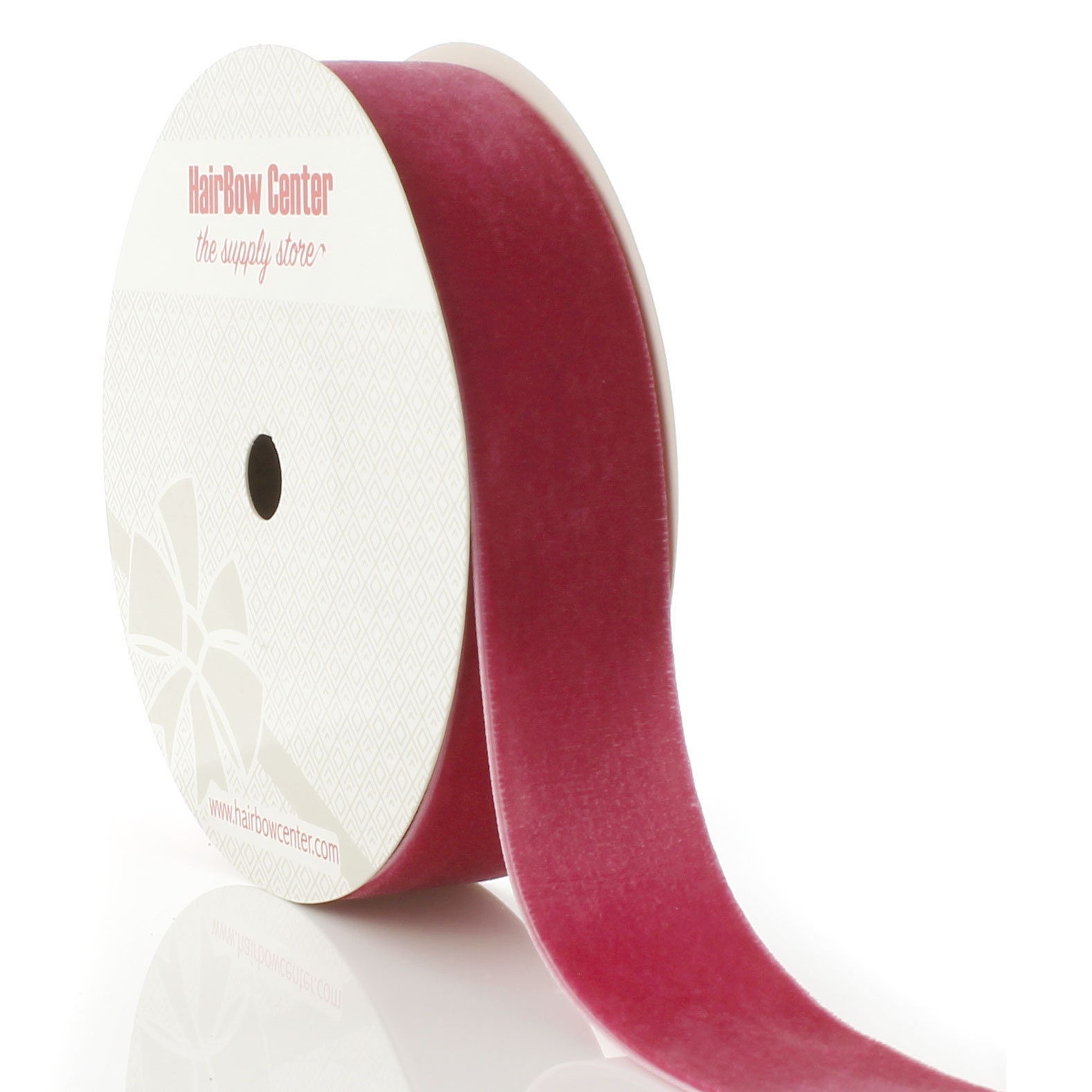 Rosy Mauve Velvet Ribbon Choose Width and Length 