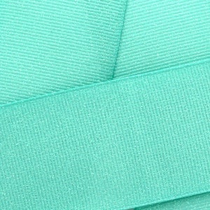 Aqua Dazzle Glitter Grosgrain Ribbon- Choose Width / Length