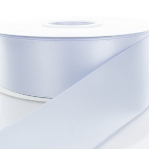 Eisblaues Double Face Satin Band - Breite / Länge wählen
