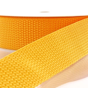 Yellow Gold Key Fob PP Webbing - Choose Length