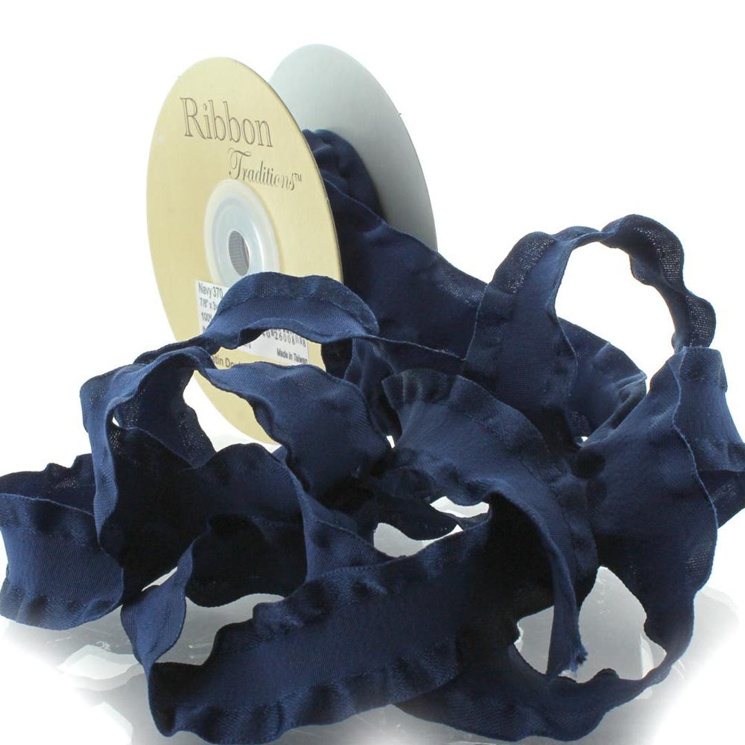 Double Ruffled Ribbon 7/8