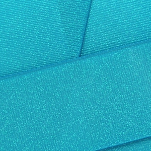 Turquoise Dazzle Glitter Grosgrain Ribbon- Choose Width / Length