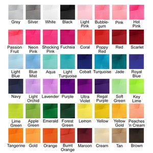 Paquete conveniente de grosgrain sólido HBC de 1,5 pulgadas de 48 5 yardas de cada color (240 yardas en total)