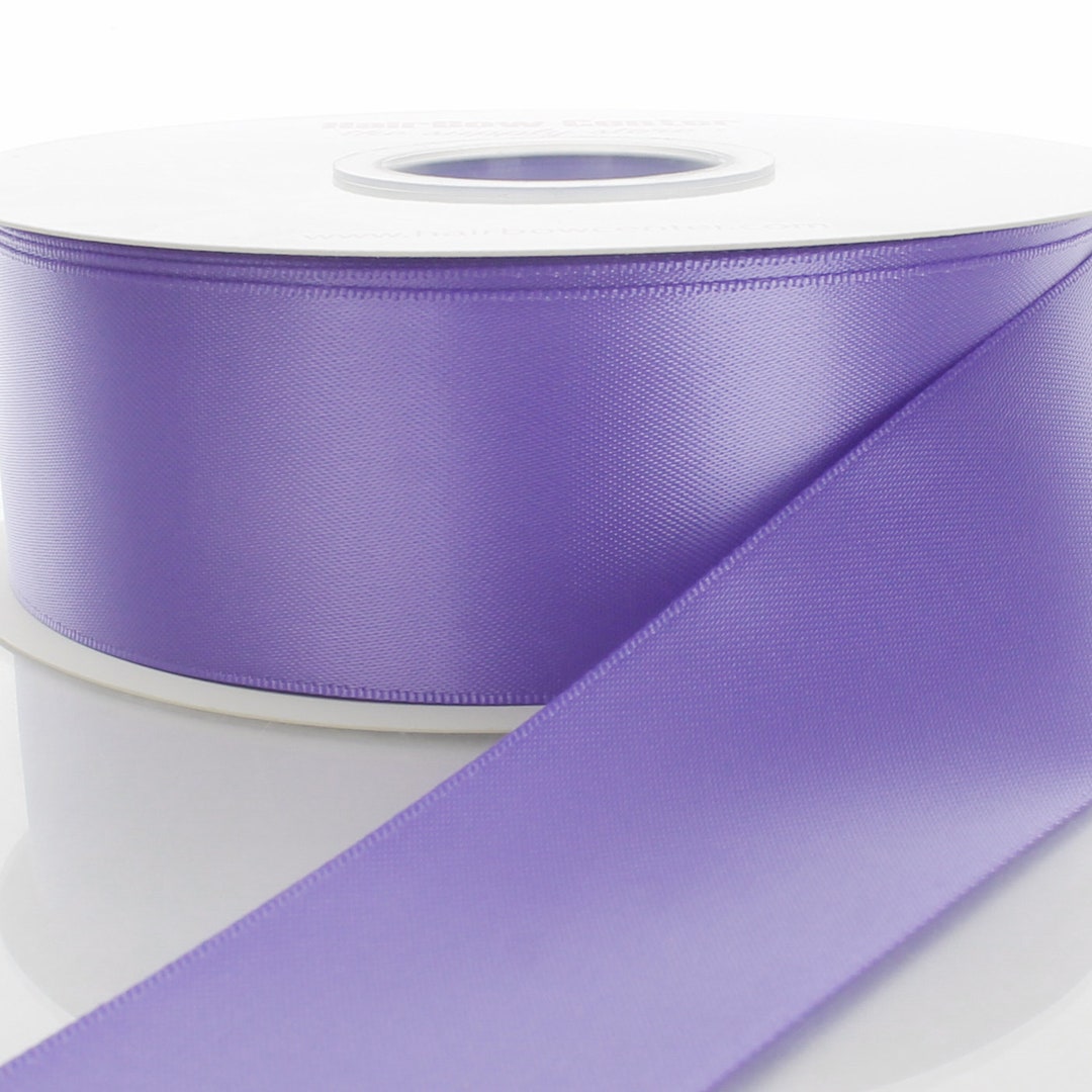 Light Purple Double Face Satin Ribbon - Choose Width / Length - Etsy