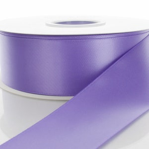 Light Purple Double Face Satin Ribbon - Choose Width / Length