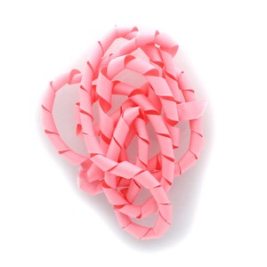 3/8&quot; Pink Solid Grosgrain Korker Ribbon