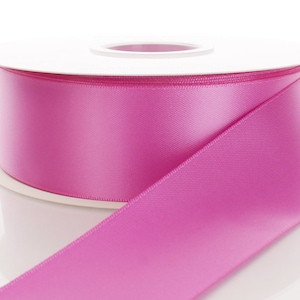 Wild Berry Double Face Satin Ribbon - Choose Width / Length