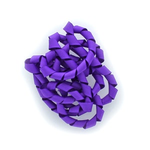 3/8&quot; Purple Solid Grosgrain Korker Ribbon