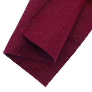 Wine 40% Merino Wool Blend Felt Crafting Sheets sz A4