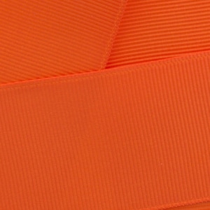 Orange Grosgrain Ribbon Solid Choose Width and Length