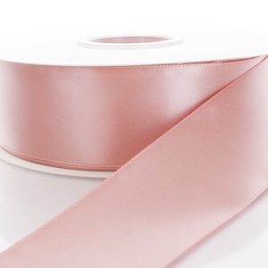 Rose Gold Double Face Satin Ribbon - Choose Width / Length