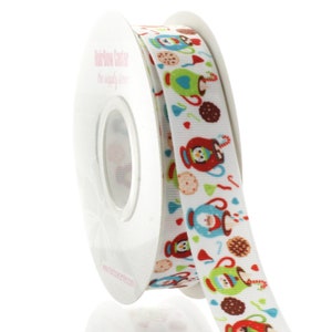 7/8&quot; Hot Cocoa Grosgrain Ribbon - Choose Length