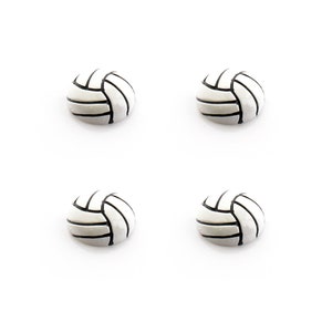 Volleyball Sport Flatback Resin Crafting Embellishment Deco-Resins (4 pcs)