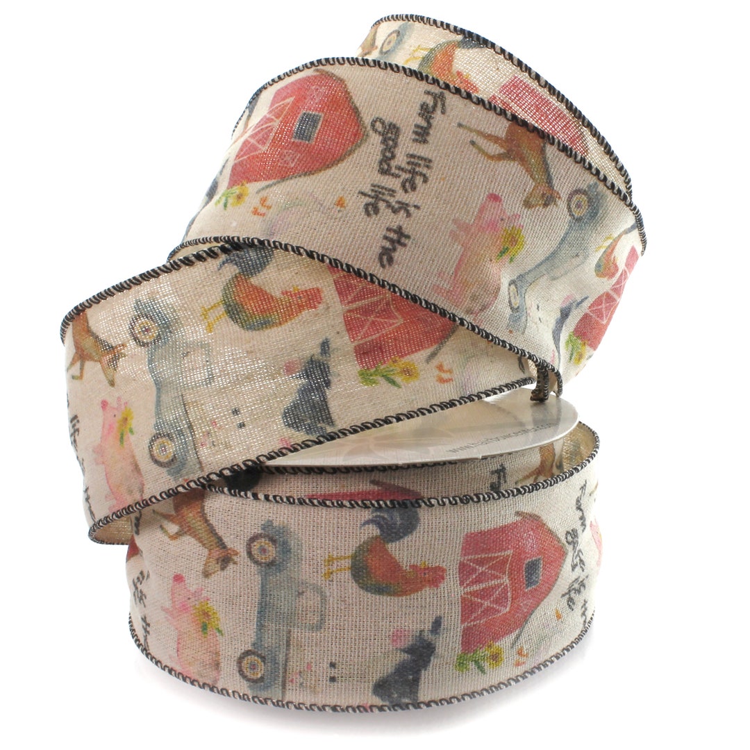 Rustic Barn Ribbon 2 1/2