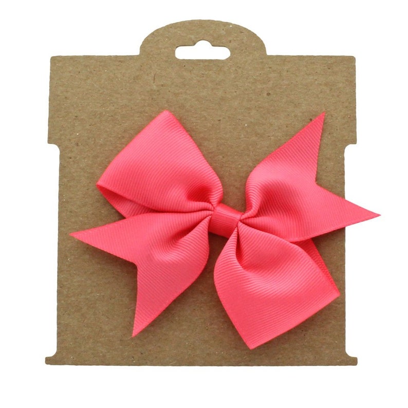 Kraft Brown Paper Hairbow Display Cards Etsy Australia