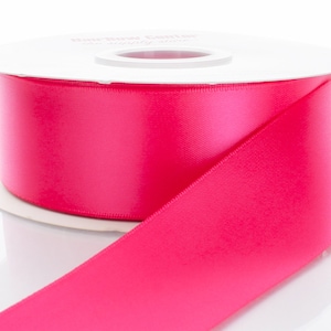 Pink Double Face Satinband - Breite / Länge wählen