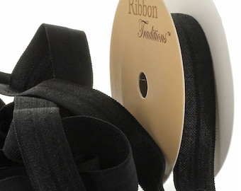 Bobina Da 100 Iarde - Elastico Intrecciato Nero - Foto 3