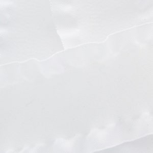 White Ruffle Ribbon Wide 1.5