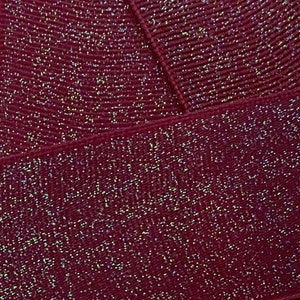 Nastro in grosgrain glitterato marrone rossiccio: scegli larghezza/lunghezza