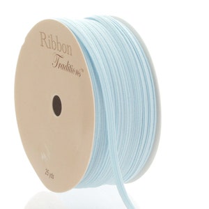 Light Blue 1/8&quot; Skinny Elastic Beading Crafts Choose Length