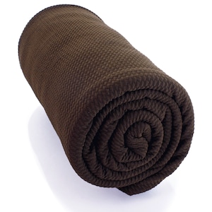 Warm Brown Solid Liverpool Bullet Stretch Fabric by the Yard or 6&quot; Strips