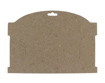 Kraft Brown Headband and Hairbow Display Cards Cardboard 50pcs