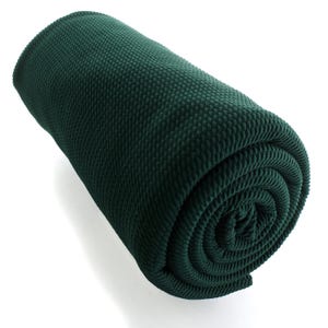Hunter Green Solid Liverpool Bullet Stretch Fabric by the Yard or 6 inch Strips