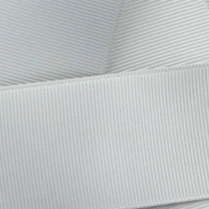 Nastro grosgrain grigio tinta unita Scegli larghezza e lunghezza