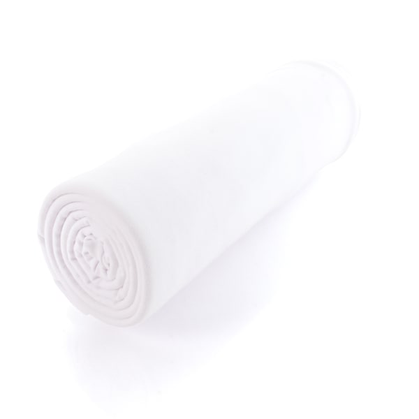 Solid White DBP Stretch Fabric Double Brushed Polyester by the 1/2 Yard, 1 Yard or 6 inch Strip