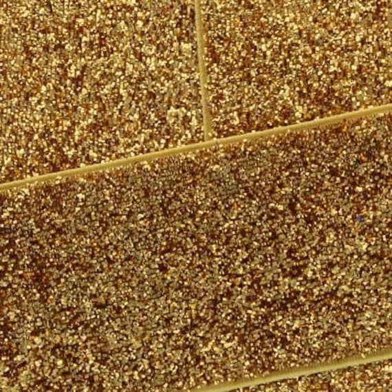Yellow Gold Glitter Ribbon - Choose Width / Length