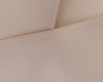 Taupe Grosgrain Ribbon Solid Choose Width and Length