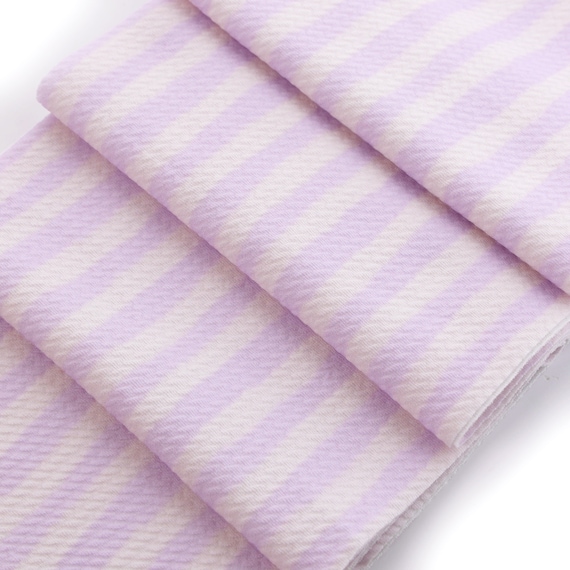 Lavender Brush Stroke Stripes Liverpool Bullet Stretch Fabric by the Yard  or 6