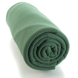 Sage Green Solid Liverpool Bullet Stretch Fabric by the Yard or 6&quot; Strips