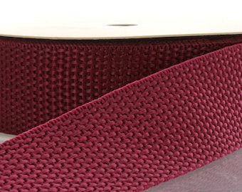 Maroon Key Fob PP Webbing - Elija la longitud