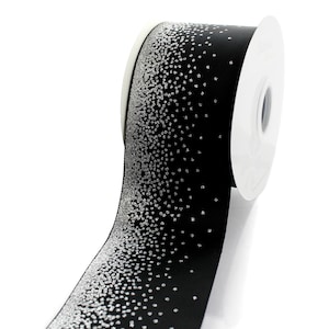 3 "Sparkle Fade Glitter Print Ripsband 12 Farben Cheer Dance Team Wählen Sie Farbe und Länge
