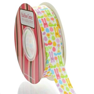 7/8 inch Paastijd Grosgrain Lint - Kies lengte