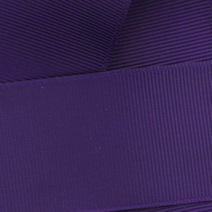Plum Grosgrain Ribbon Solid Choose Width and Length